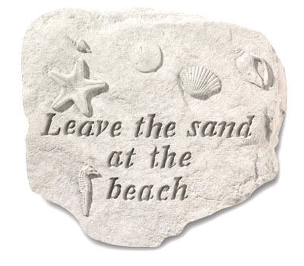 Leave The Sand At The Bench W/sea Shells